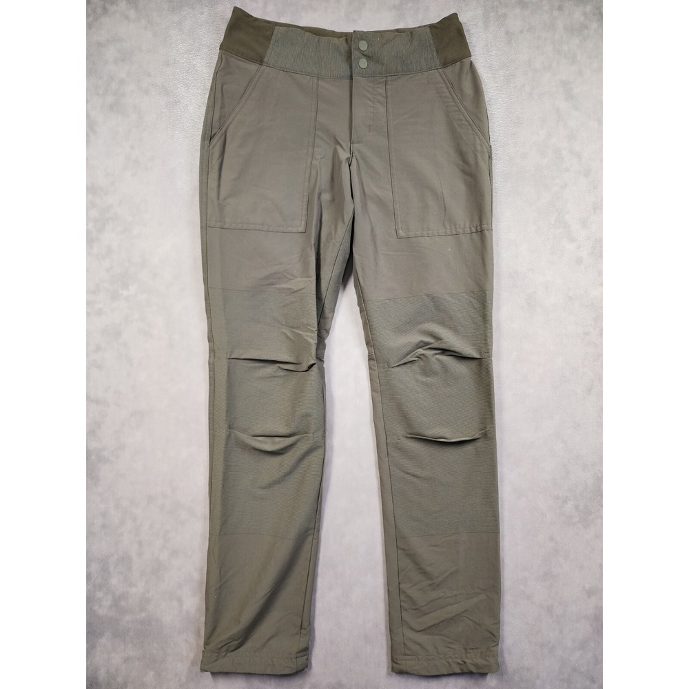 REI Co-op Screeline Technical Pants Women's 4 Olive Regular Fit Hiking Outdoor